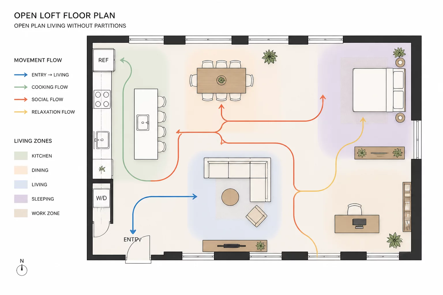 Urban Loft Circulation Case